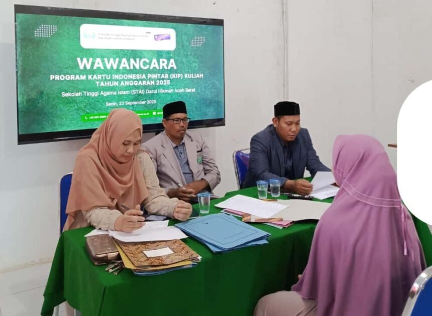 Pastikan Bantuan Tepat Sasaran, STAI Darul Hikmah Gelar Tes Wawancara KIP Kuliah 2025