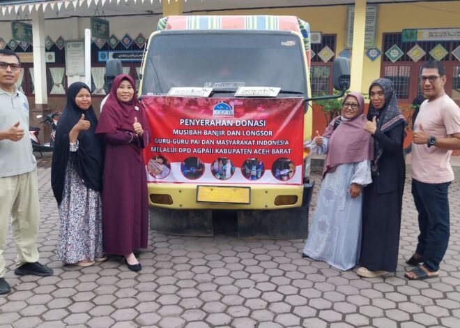 DPD AGPAII Aceh Barat Salurkan Bantuan tahap Pertama ke Kab. Pidie Jaya dan Kab. Bireuen
