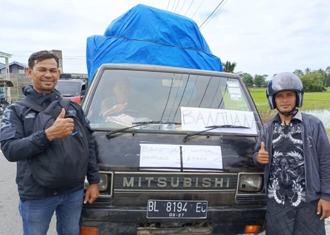 Mahasiswa STAI Darul Hikmah Salurkan 1,5 Ton Bantuan ke Beutong Ateuh, Nagan Raya