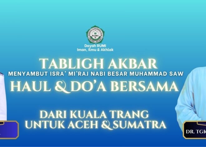Keuchik Kuala Trang Ajak Warga Hadiri Tabligh Akbar dan Doa Bersama Awal Tahun