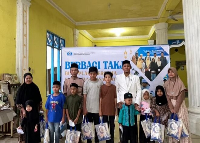 Ramadan Penuh Berkah, STAI Darul Hikmah Aceh Barat Adakan Takjil, Santunan Yatim, dan Buka Puasa Bersama