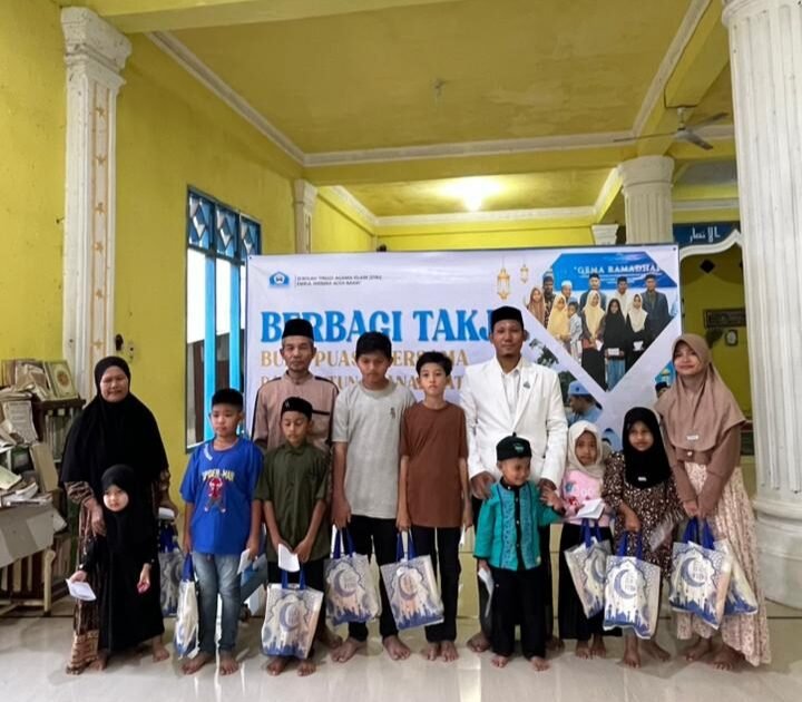 Ramadan Penuh Berkah, STAI Darul Hikmah Aceh Barat Adakan Takjil, Santunan Yatim, dan Buka Puasa Bersama