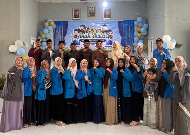 Mahasiswa KPM STAI Darul Hikmah Aceh Barat Sukses Gelar Festival Anak Sholeh di Pante Ceureumen