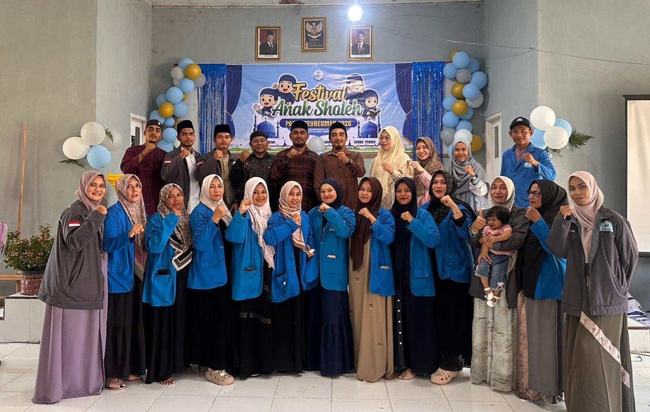Mahasiswa KPM STAI Darul Hikmah Aceh Barat Sukses Gelar Festival Anak Sholeh di Pante Ceureumen